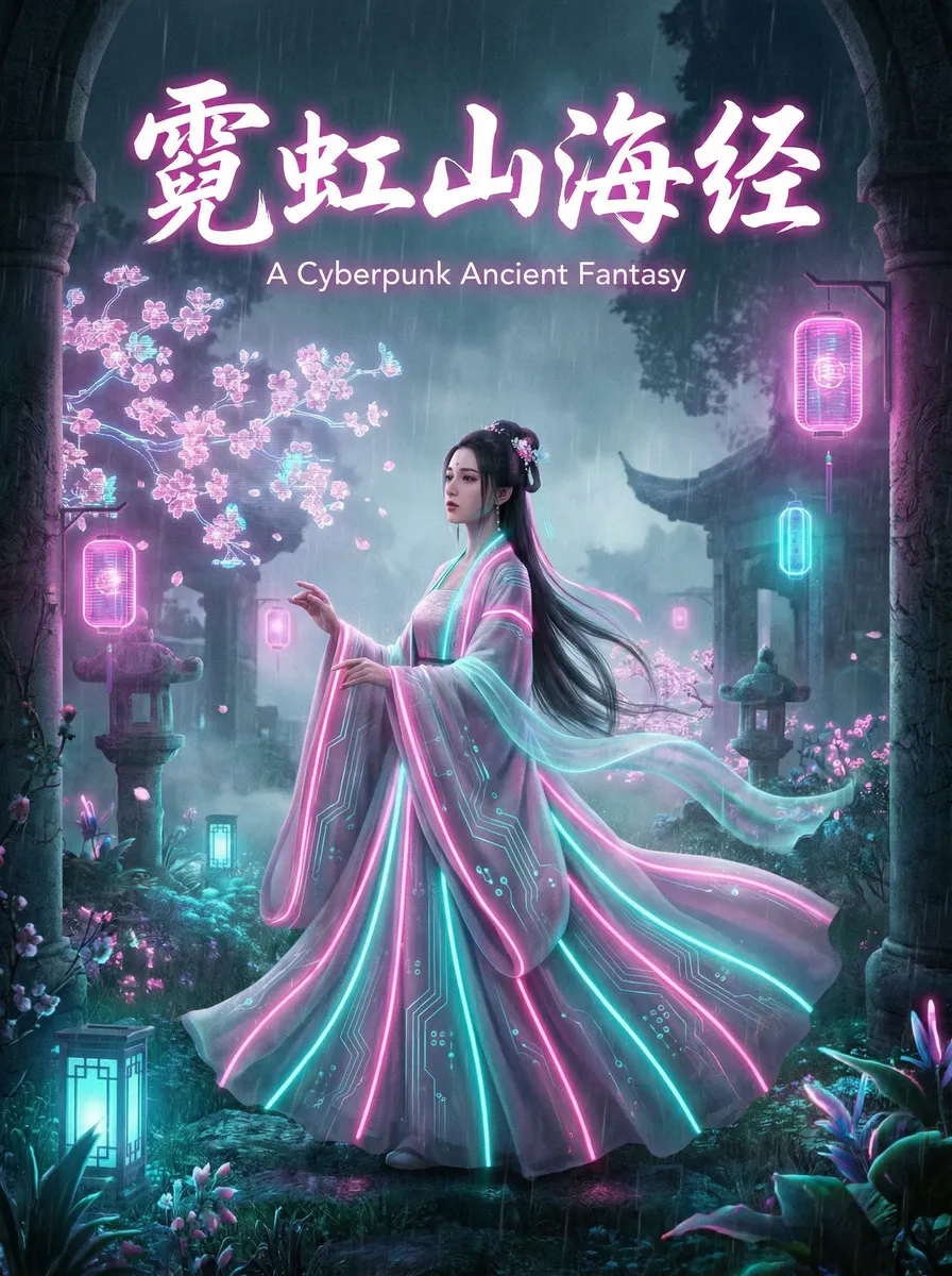 逆水寒岁月神偷 古风奇缘短剧 - 霓虹山海经海报